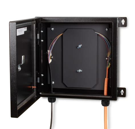 fiber optic splice distribution box|wall mount fiber splice enclosure.